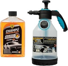 Opciones suaves de champús para coches con acabados delicados
