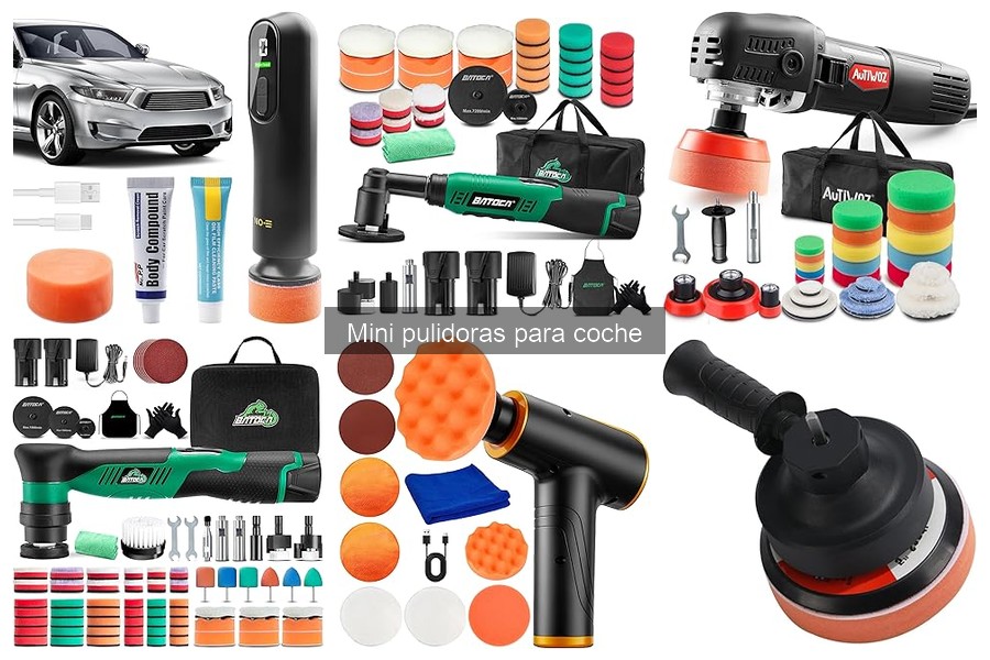 Accesorios esenciales para mini pulidoras de coche