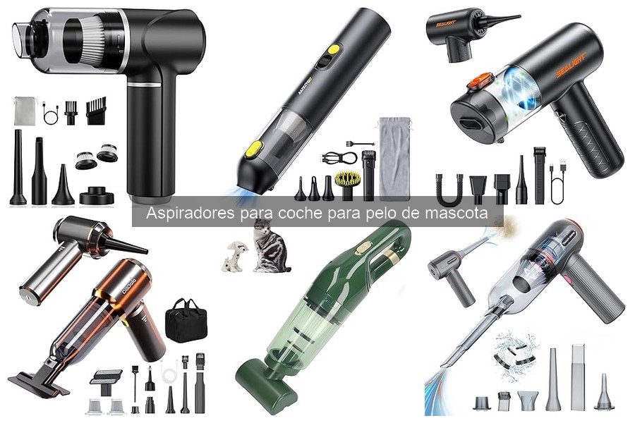 Accesorios imprescindibles para aspiradores de coche contra pelos
