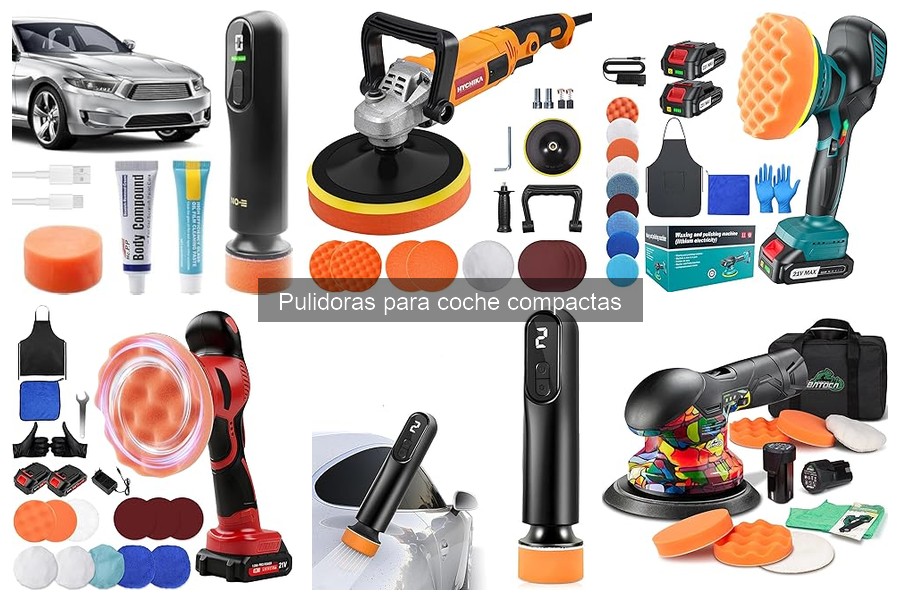 Accesorios imprescindibles para pulidoras compactas de coche