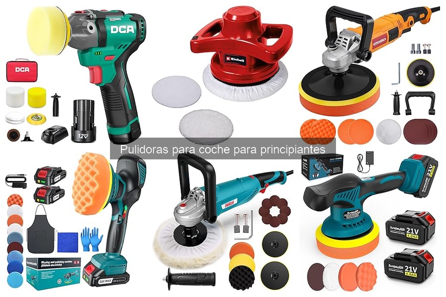 Accesorios imprescindibles para pulidoras de coche