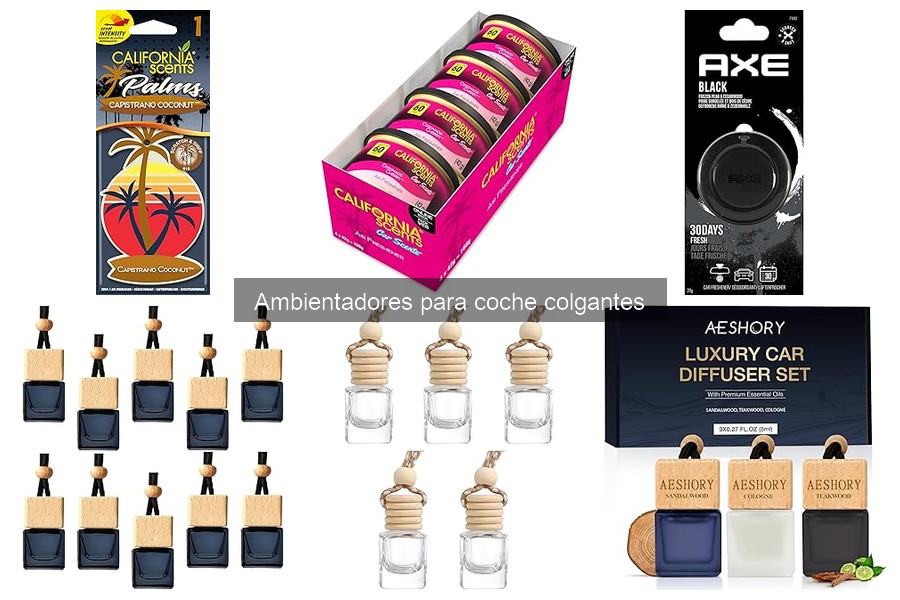 Alternativas a ambientadores colgantes para coche