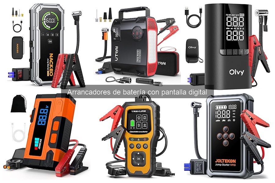 Alternativas a Arrancadores de Batería con Pantalla Digital