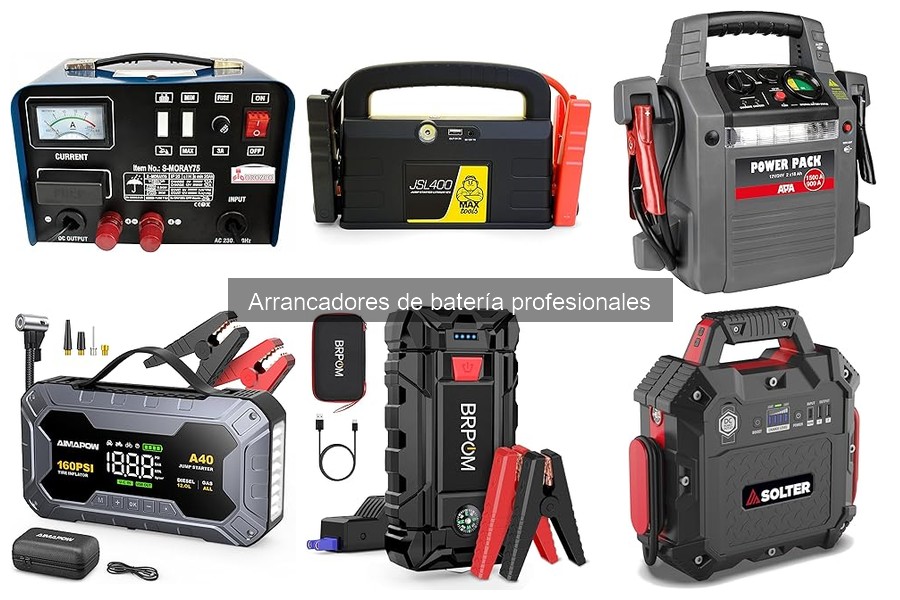 Alternativas a arrancadores de batería profesionales