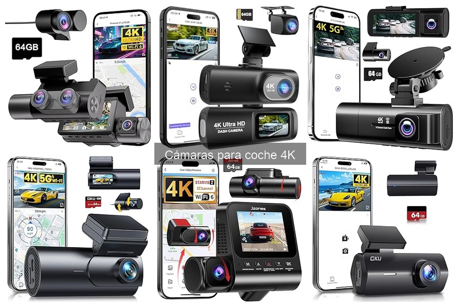 Alternativas a cámaras para coche 4K: opciones fiables