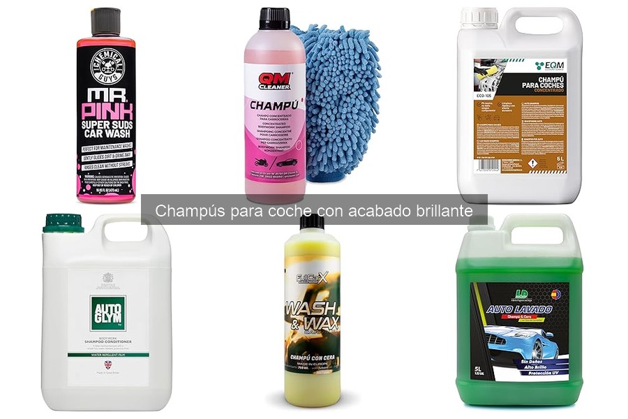 Alternativas a champús para coche con acabado brillante