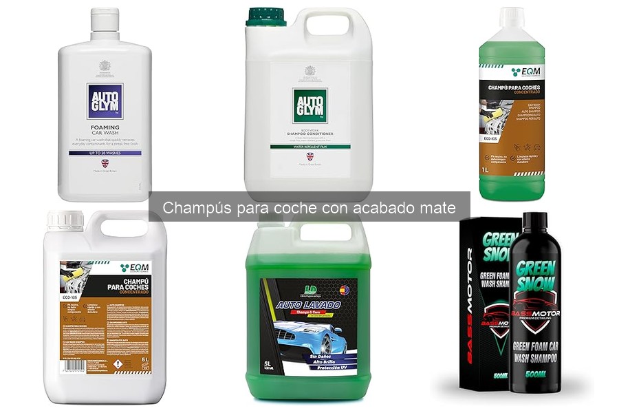 Alternativas a Champús para Coche con Acabado Mate