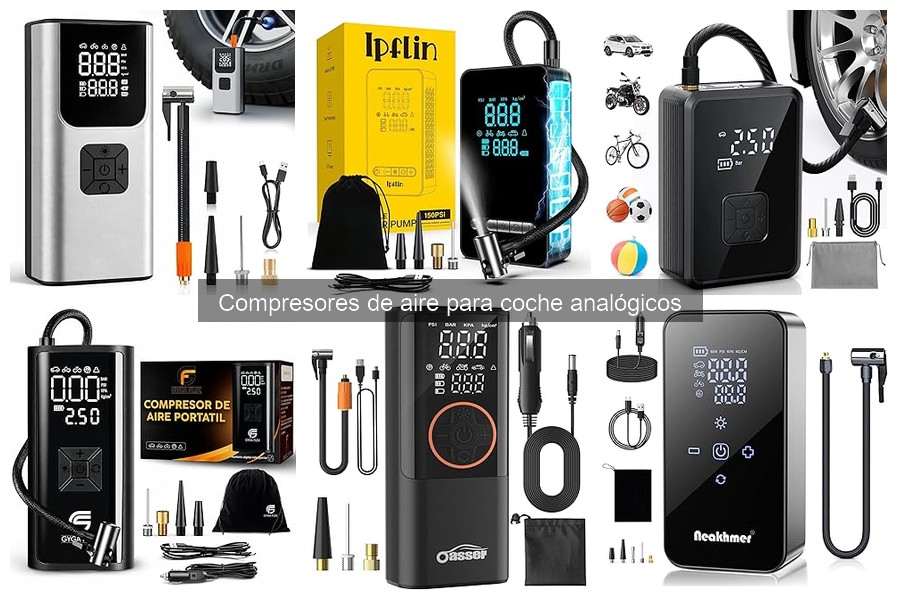 Alternativas a Compresores de Aire Analógicos para Coche