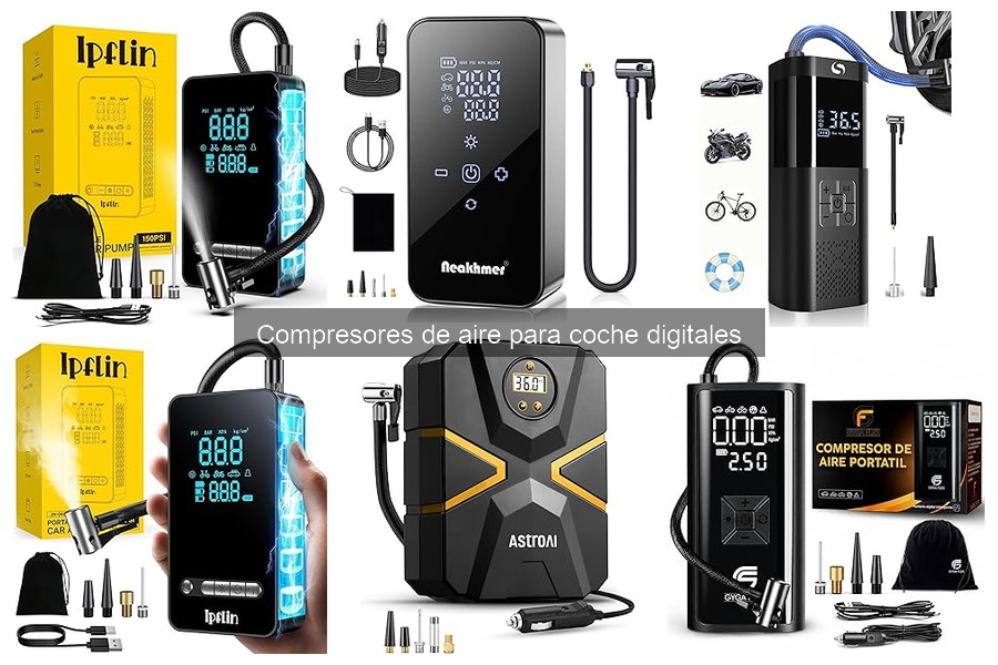 Alternativas a compresores de aire digitales para coche