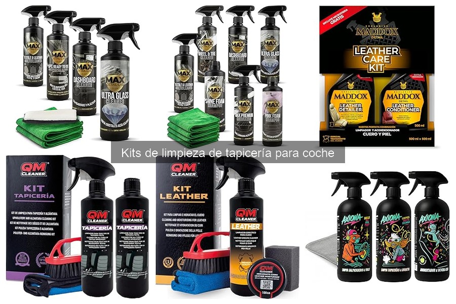 Alternativas a Kits de Limpieza de Tapicería para Coche