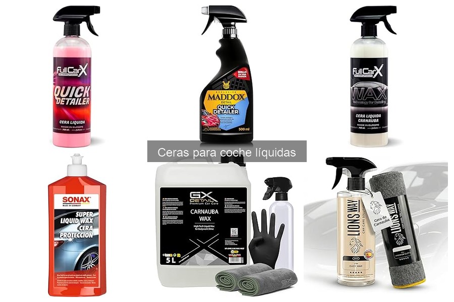 Alternativas a la cera líquida para el cuidado del coche