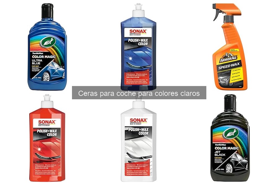 Alternativas a la cera para coches de colores claros