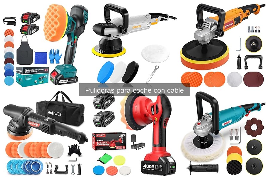 Alternativas a las Pulidoras para Coche con Cable