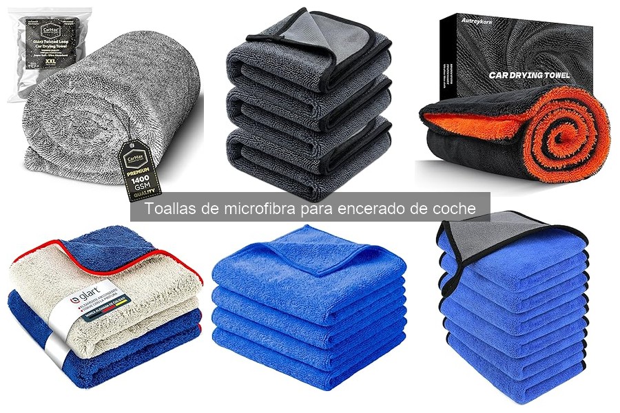 Alternativas a las toallas de microfibra para encerado de coche