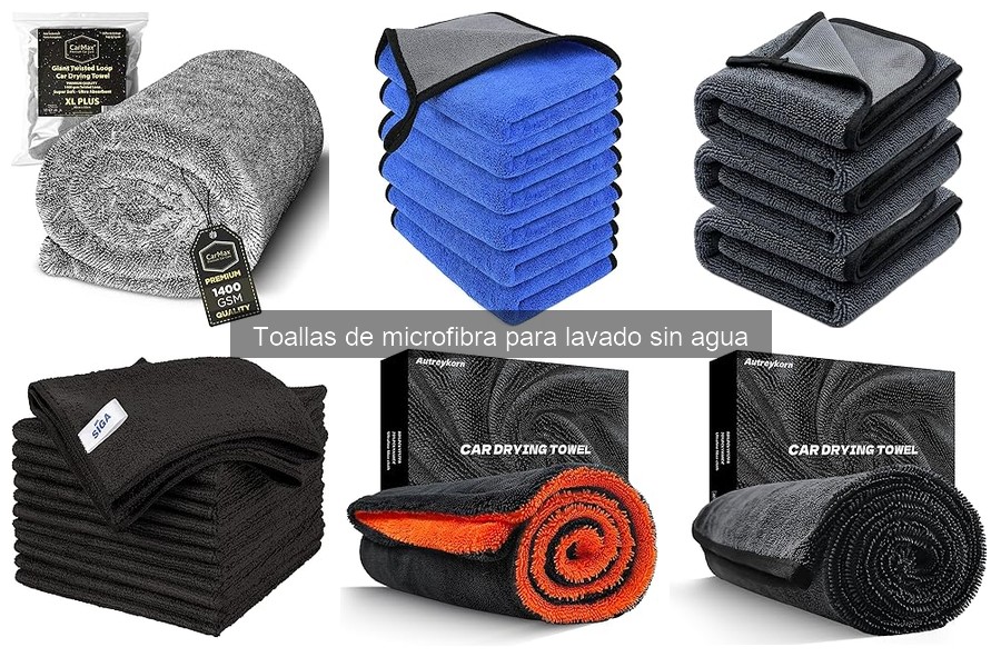 ** Alternativas a las toallas de microfibra para lavado de autos
