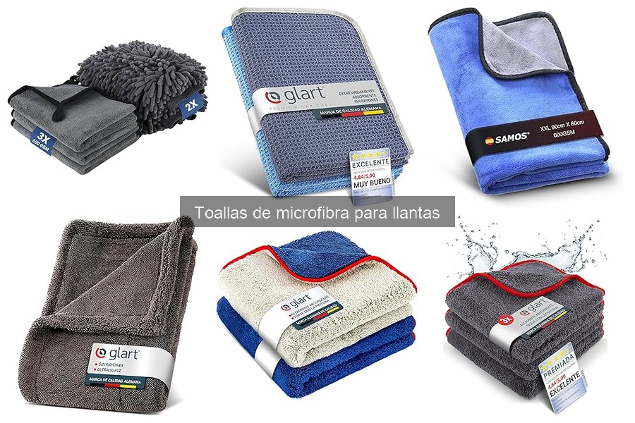 ** Alternativas a las toallas de microfibra para llantas