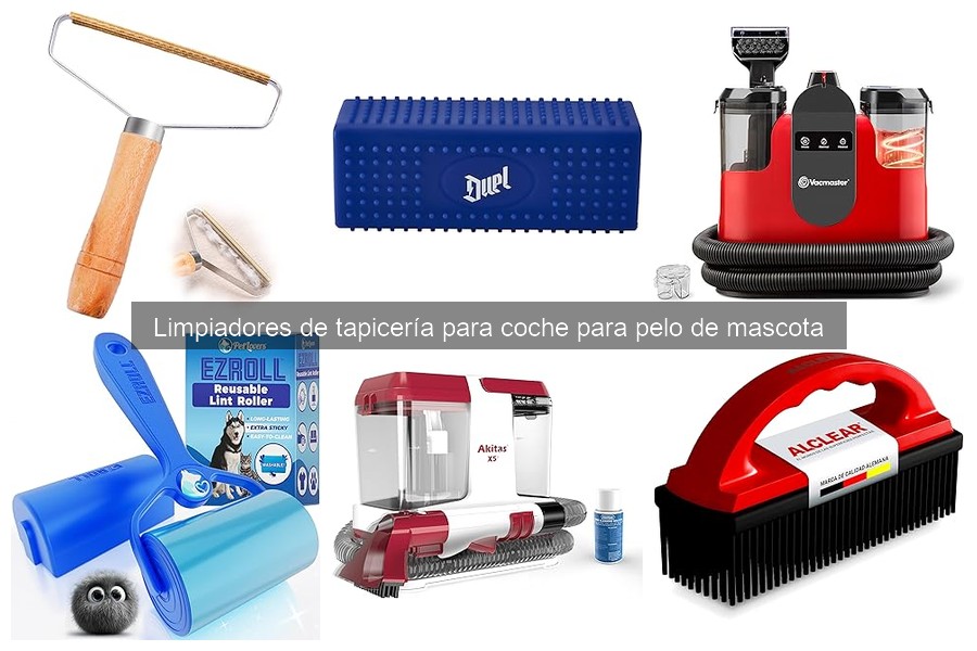 Alternativas a limpiadores de tapicería para pelo de mascota
