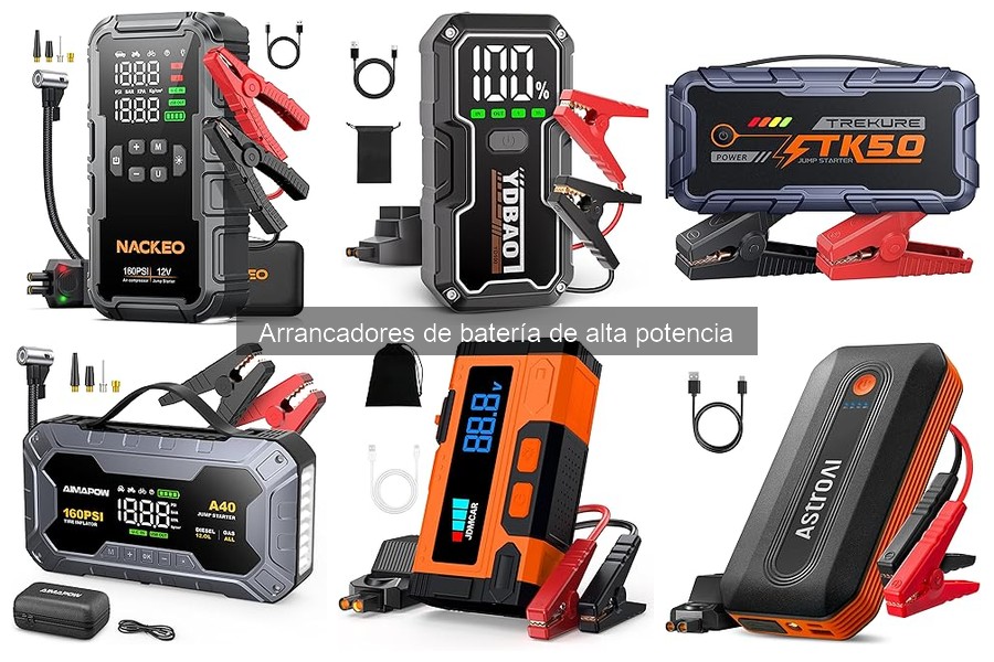 Alternativas a los arrancadores de batería de alta potencia
