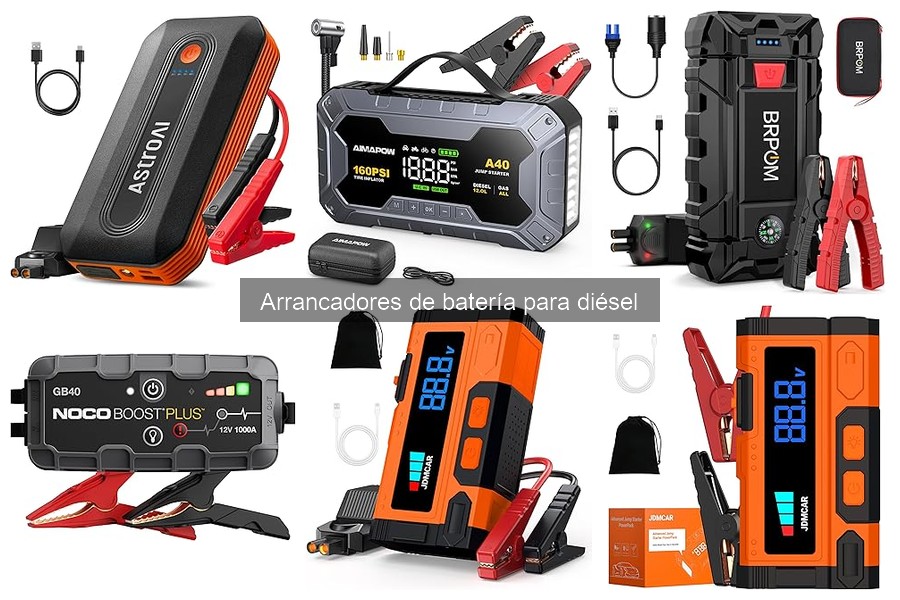 Alternativas a los arrancadores de batería para diésel