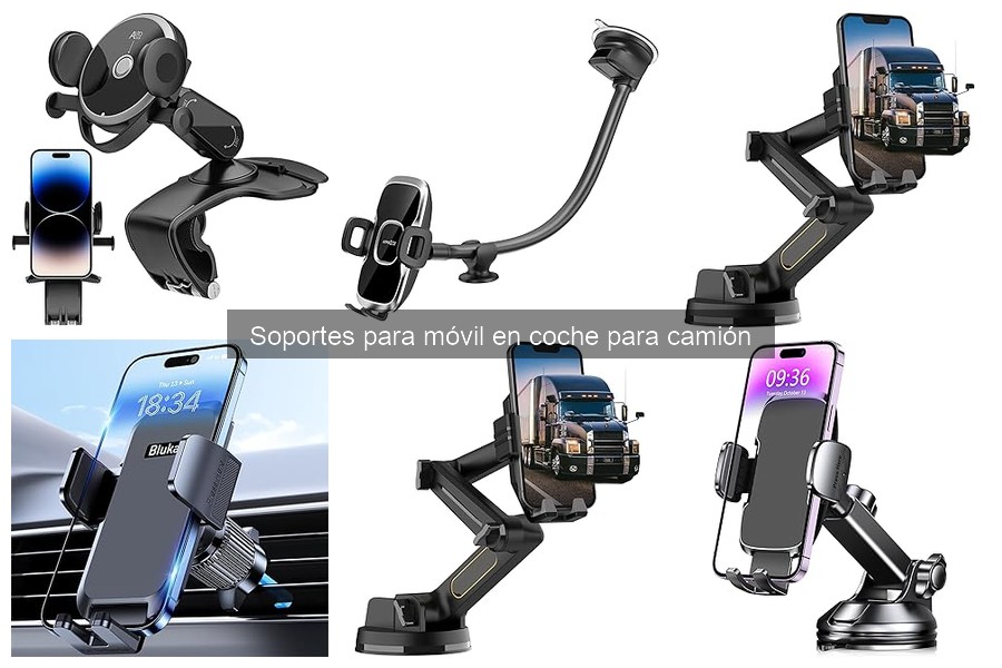 Alternativas a los soportes para móvil en camión