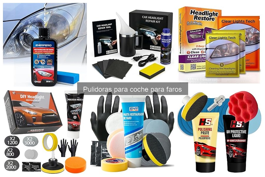 Alternativas a Pulidoras de Faros para Coche