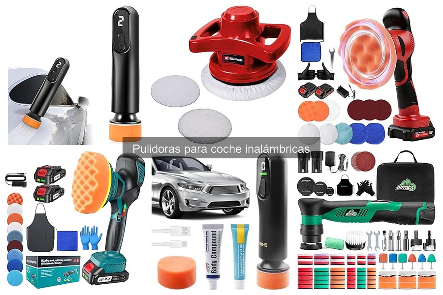 Alternativas a pulidoras inalámbricas para coche