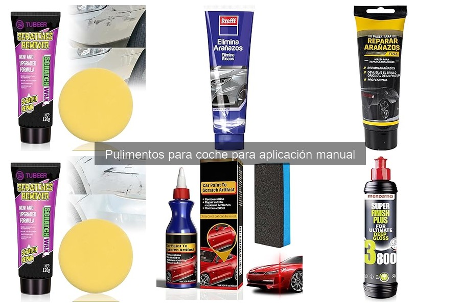Alternativas a pulimentos manuales para coches: Ceras y más