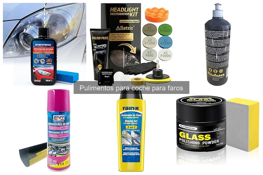 Alternativas a pulimentos para faros de coche: opciones efectivas