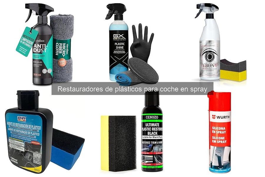 Alternativas a restauradores de plásticos en spray para coches