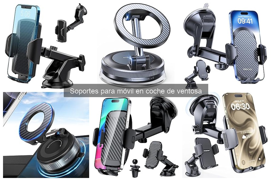 Alternativas a Soportes de Ventosa para Móvil en Coche