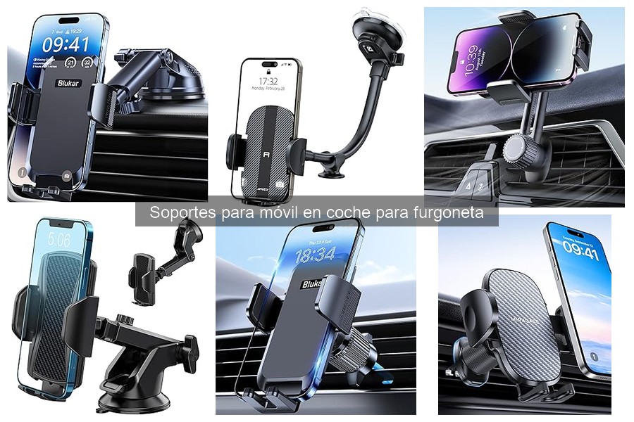 Alternativas a Soportes para Móvil en Coche para Furgoneta