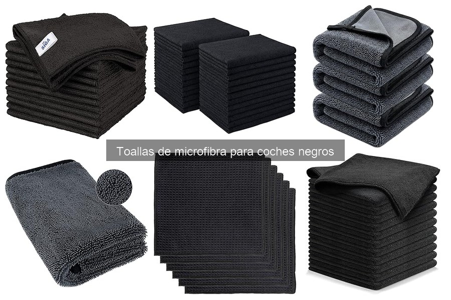 Alternativas a Toallas de Microfibra para Coches Negros