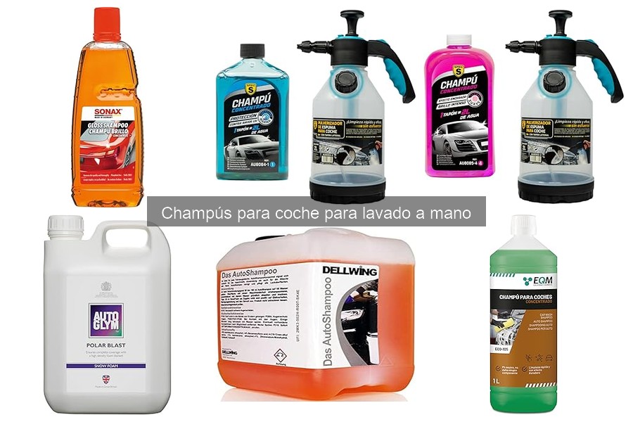 Alternativas al champú para coche: Productos y soluciones