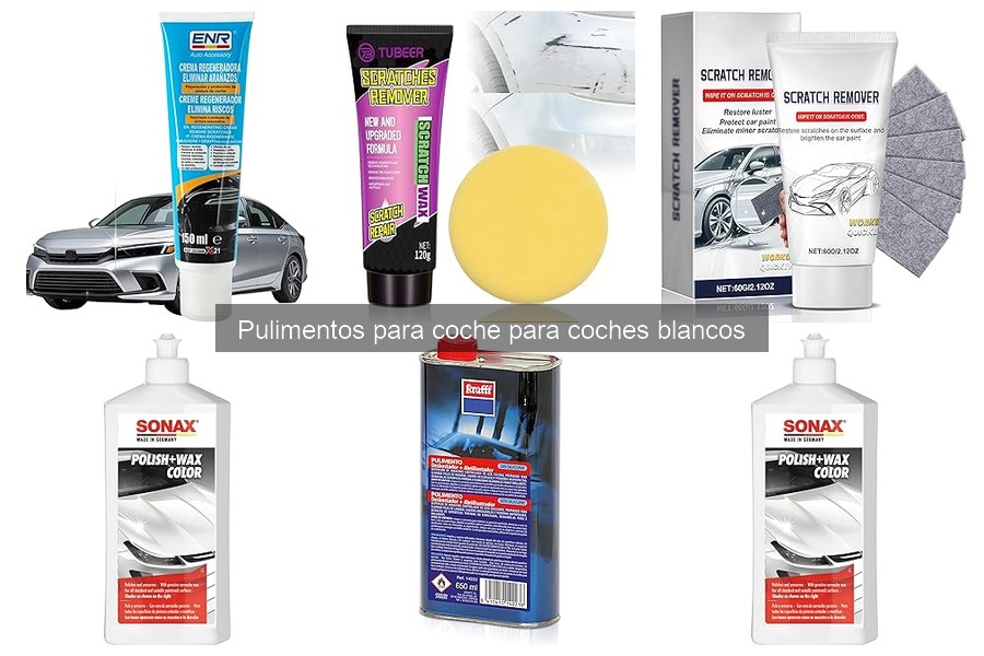 Alternativas al pulimento para coches blancos: ¿qué usar?