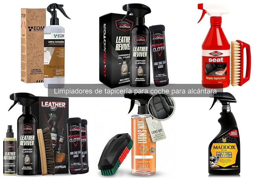Alternativas Caseras a Limpiadores de Alcántara para Coche