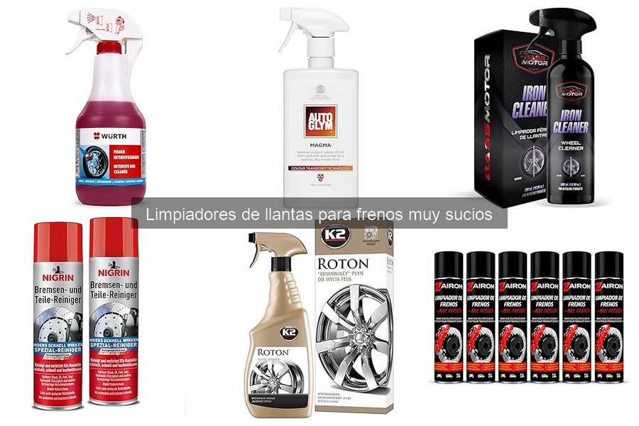 Alternativas caseras a limpiadores de llantas muy sucias