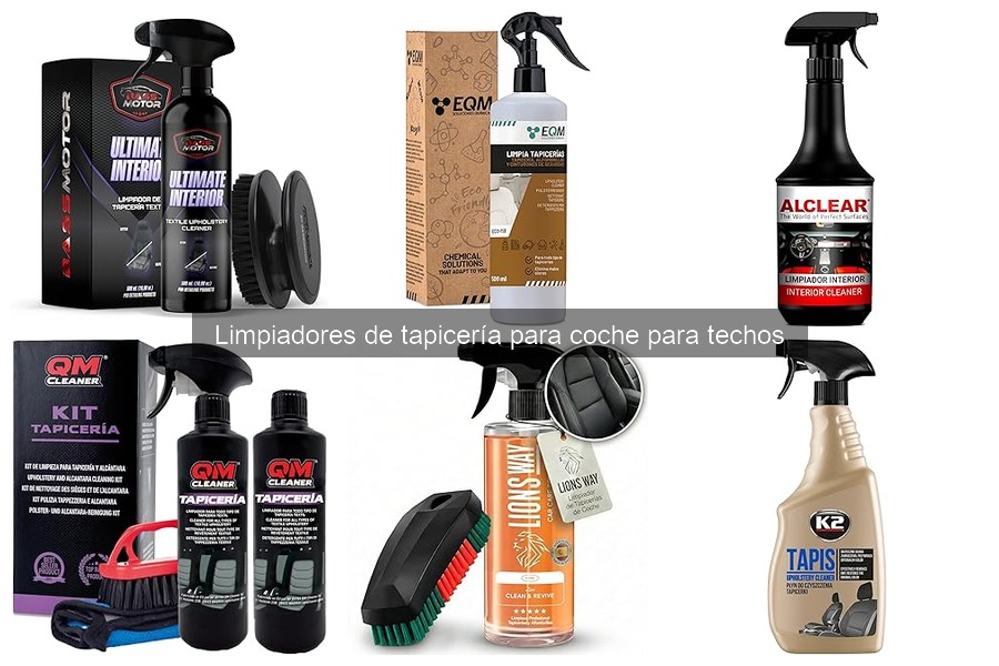 Alternativas Caseras a Limpiadores de Tapicería para Coche