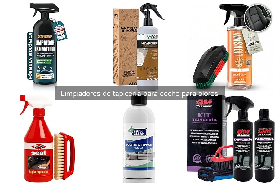 Alternativas caseras a limpiadores de tapicería para coches