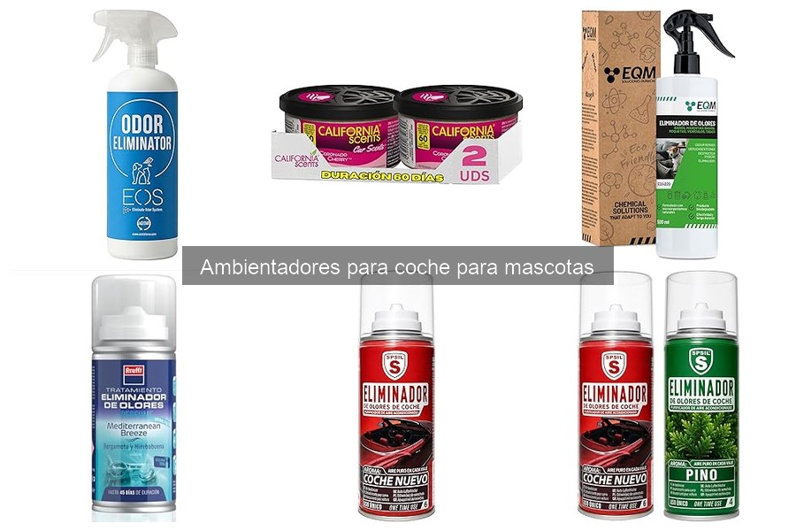 Alternativas ecológicas a ambientadores para coche con mascotas