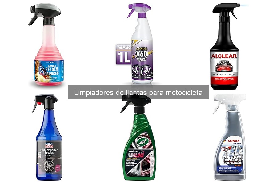Alternativas económicas a limpiadores de llantas para moto