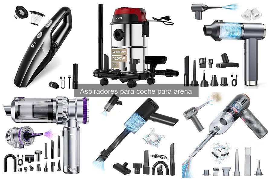 Alternativas efectivas a aspiradores de coche para limpiar arena