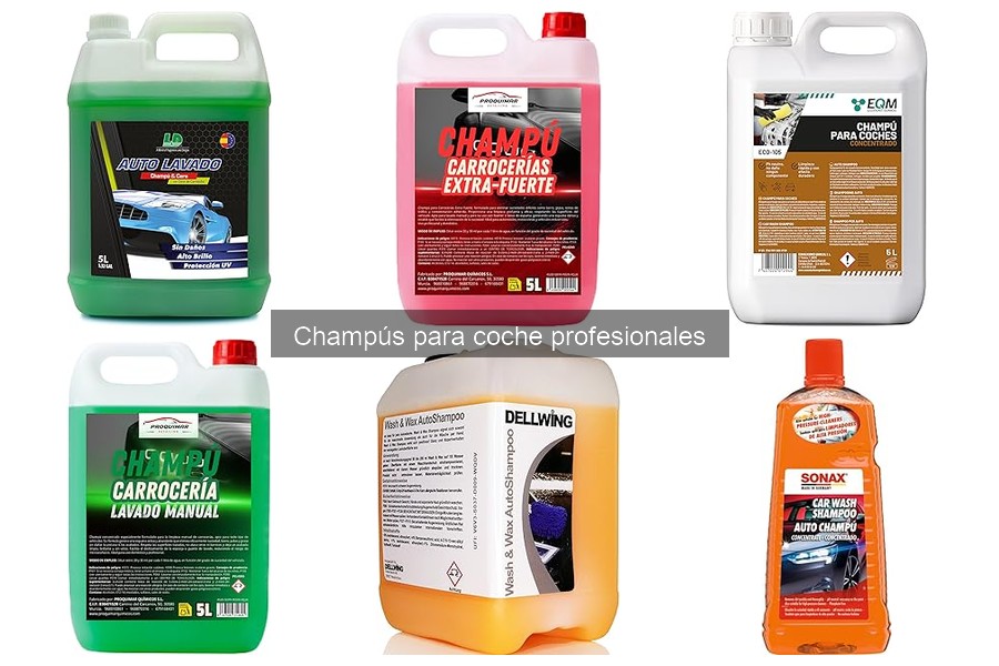 Alternativas efectivas a champús para coche profesionales