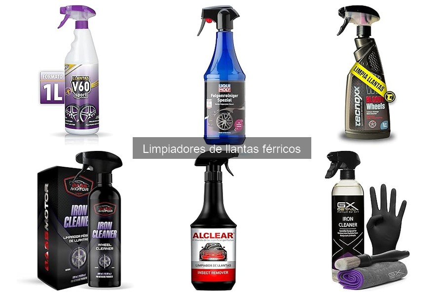 Alternativas Efectivas a Limpiadores de Llantas Férricos