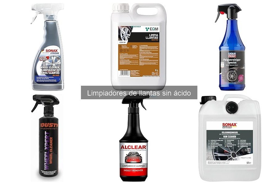 Alternativas Efectivas a Limpiadores de Llantas Sin Ácido