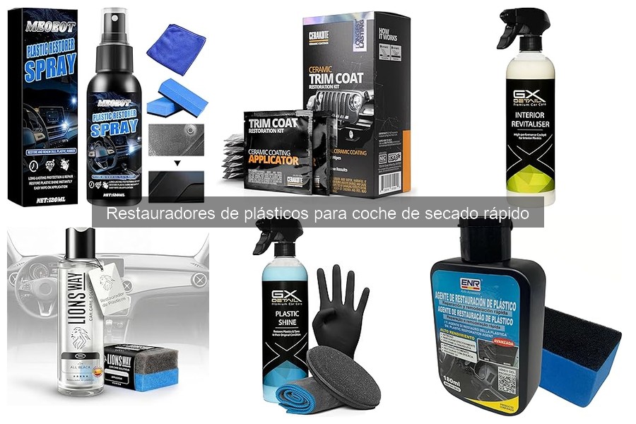 Alternativas Efectivas a Restauradores de Plásticos de Secado Rápido