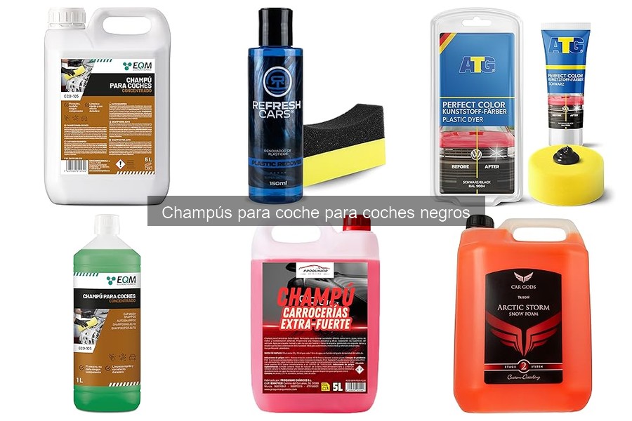 Alternativas naturales a champús comerciales para coches negros
