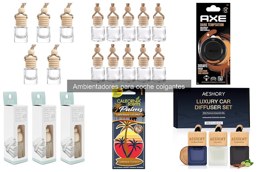 Ambientadores colgantes de larga duración para coche