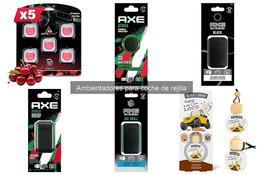 Ambientadores de Rejilla Más Vendidos en Amazon: Top 3