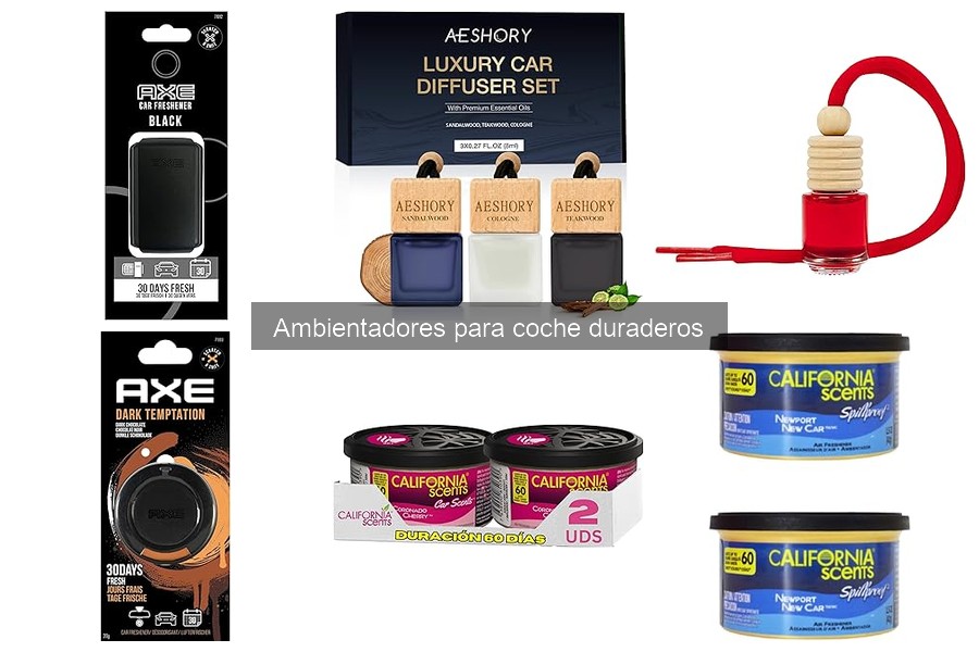 Ambientadores duraderos: spray vs. cubo para coche