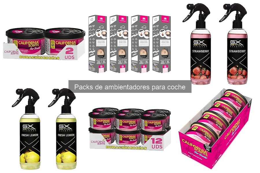 Ambientadores para coche que eliminan olores de manera efectiva